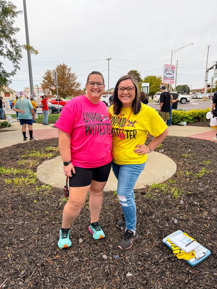Unpaid Protester *NO KINGS* Yellow Tee