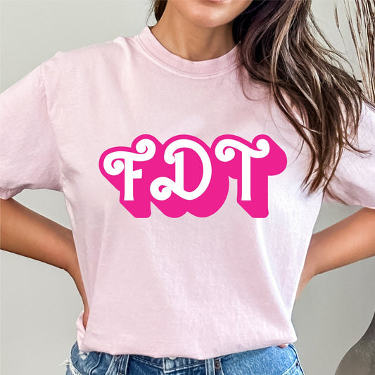FDT Barbie Font Tee