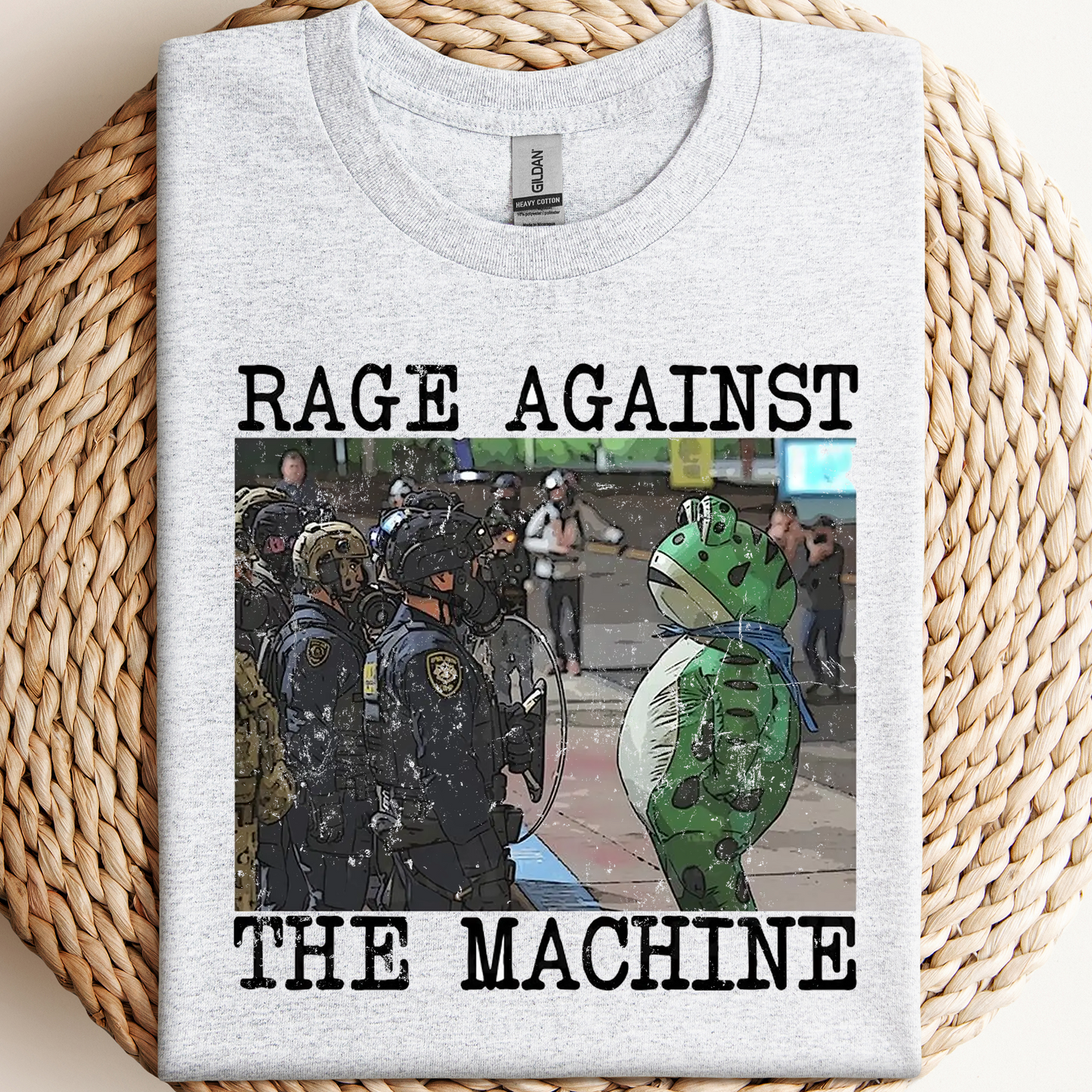 Rage Against The Machine Frog Inflatable ICE Shirt