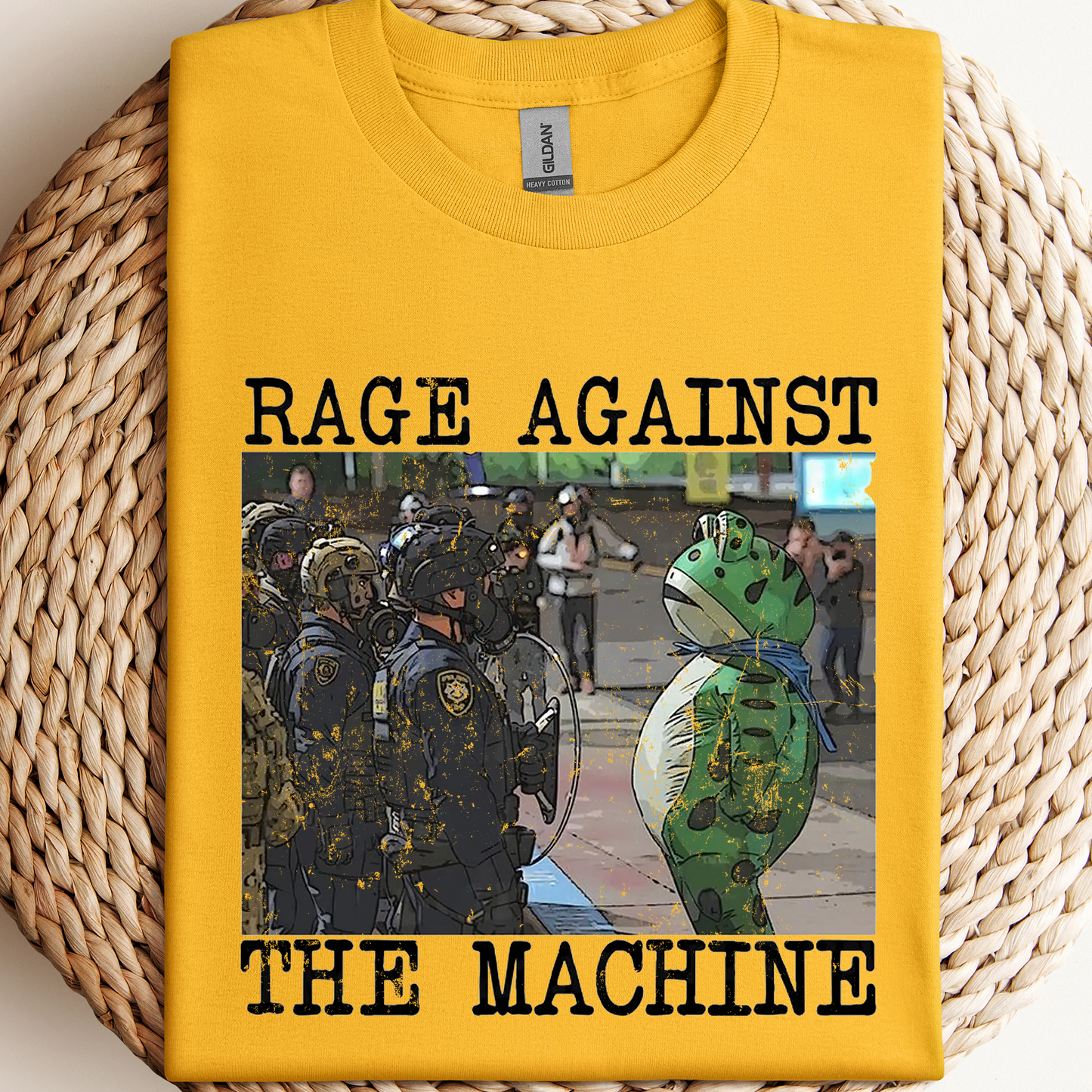Rage Against The Machine Frog Inflatable ICE Shirt
