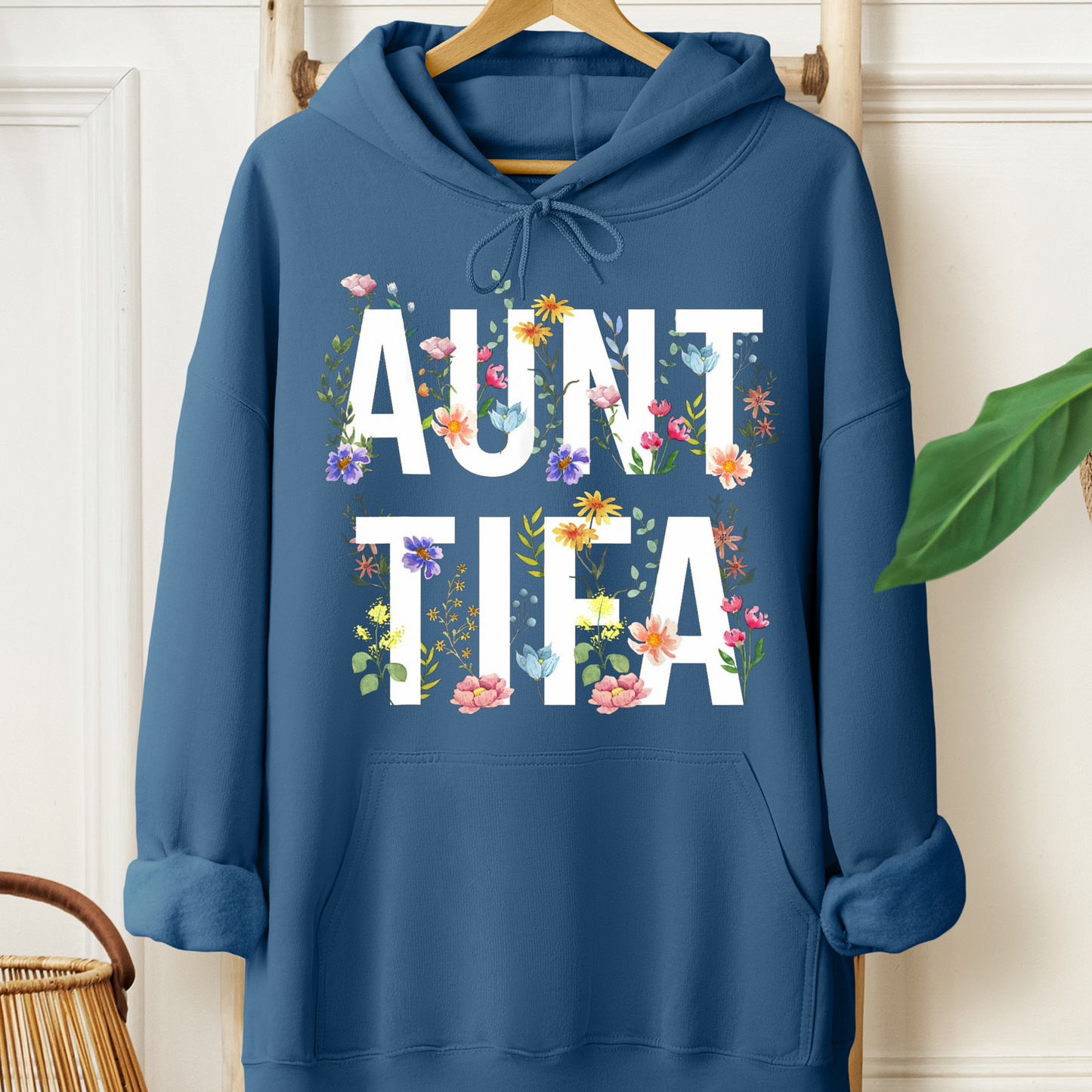Aunt Tifa Floral Tee/Crew/Hoodie