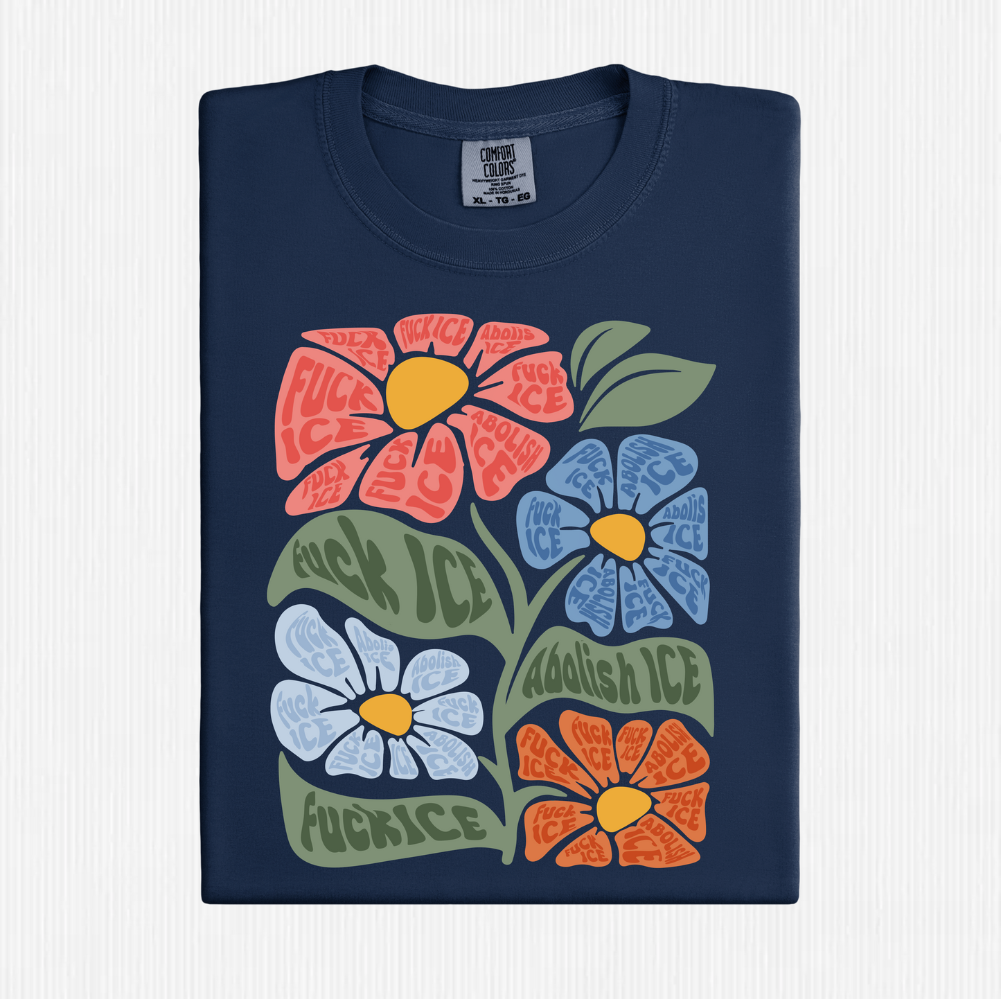 Abolish ICE / Fuck ICE Floral