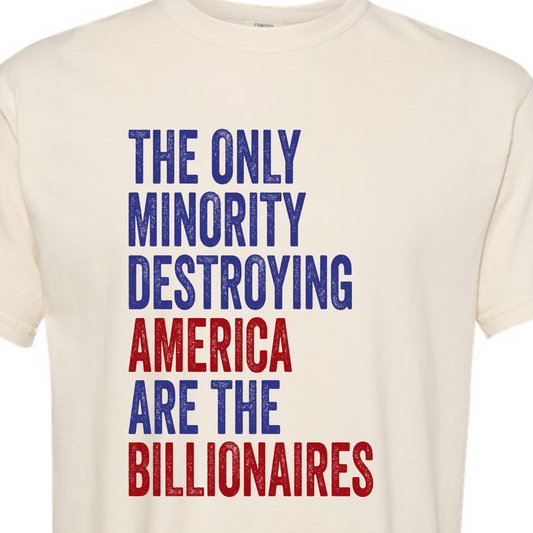 The Only Minority Destroying America are the Billionaires