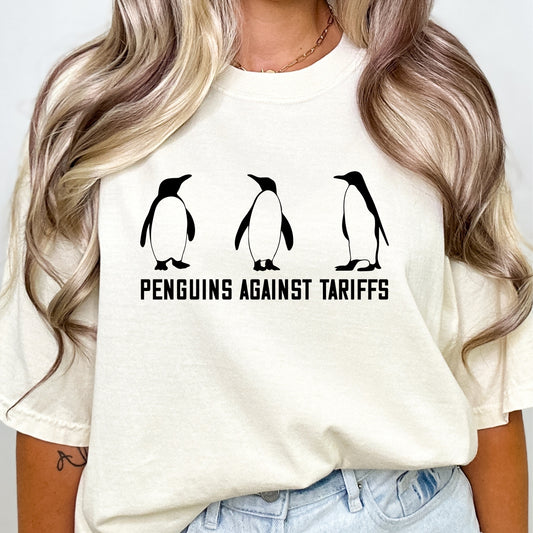 Penguins Against Tarrifs Tee