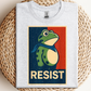 Resist Frog Tee/Crew
