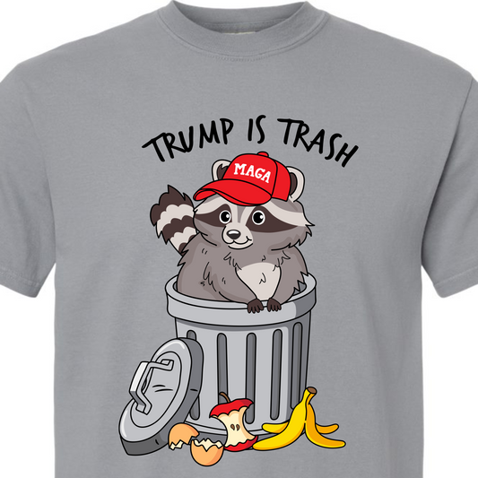 Trump is Trash Raccoon Tee
